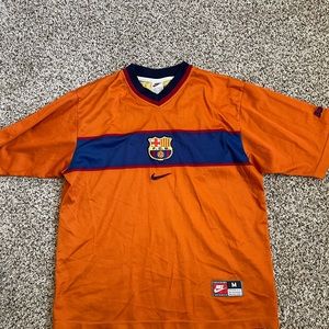 Vintage Barcelona football soccer jersey